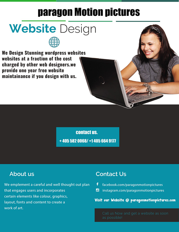 website flyer